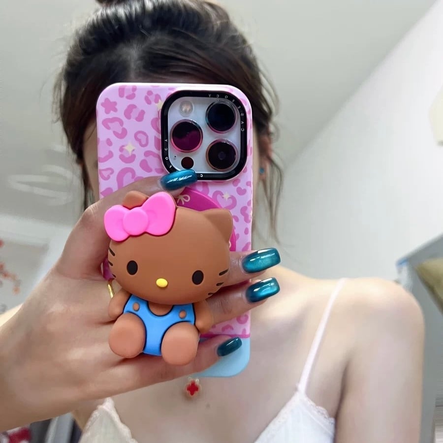 ハローキティ スマホケース 日焼けキティ iphoneケース 韓国 可愛い