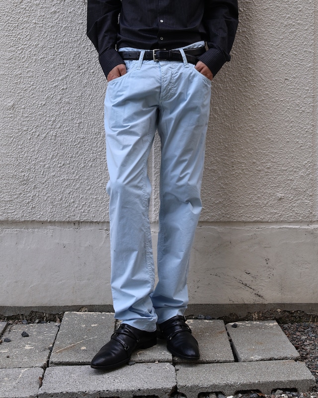 【DOLCE&GABBANA】coloring slim fit trousers