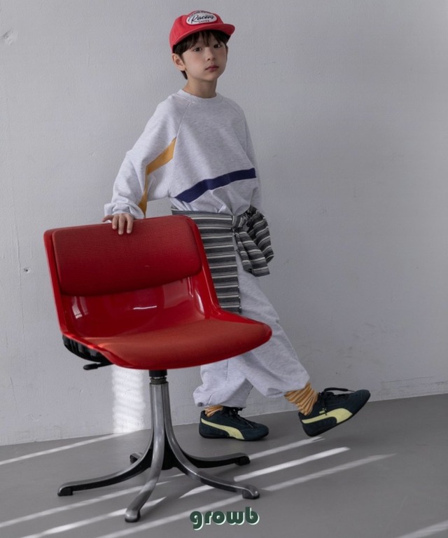 《送料無料》予約:ONトレーナー【growb】※ジュニアサイズ