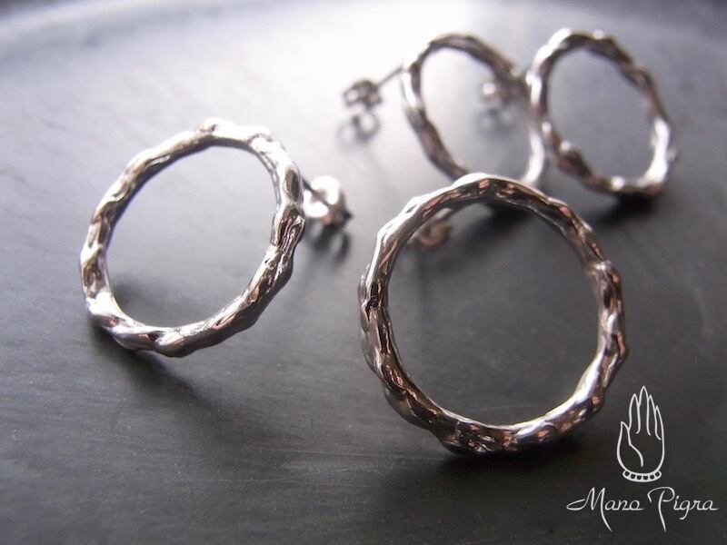 Melt/シルバーピアス・ドーナツ