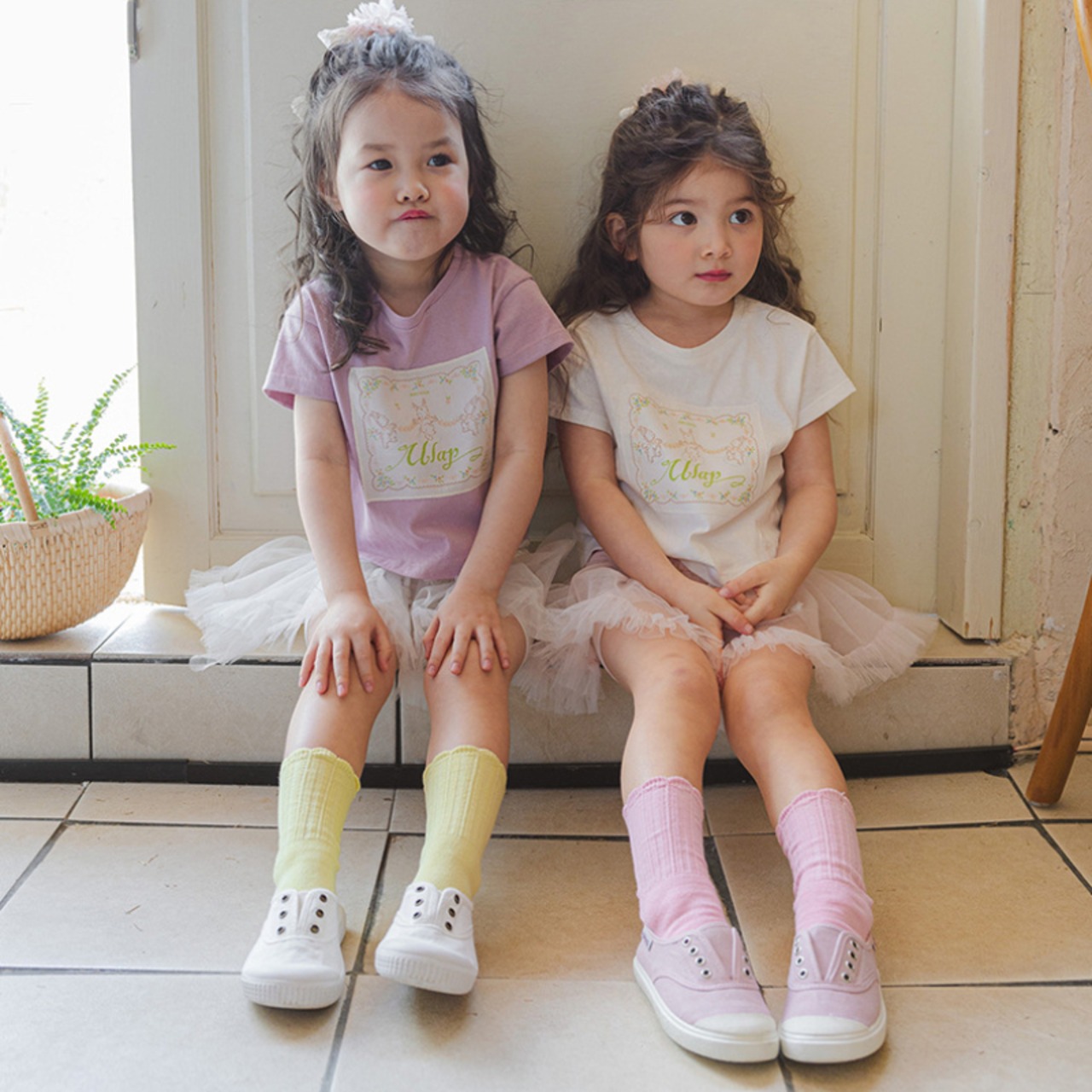 夏メッシュレイヤードレギンス