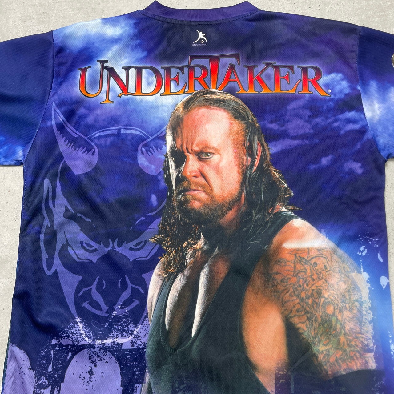 00年代 WWE THE UNDERTAKER プロレス 両面転写プリント Tシャツ 