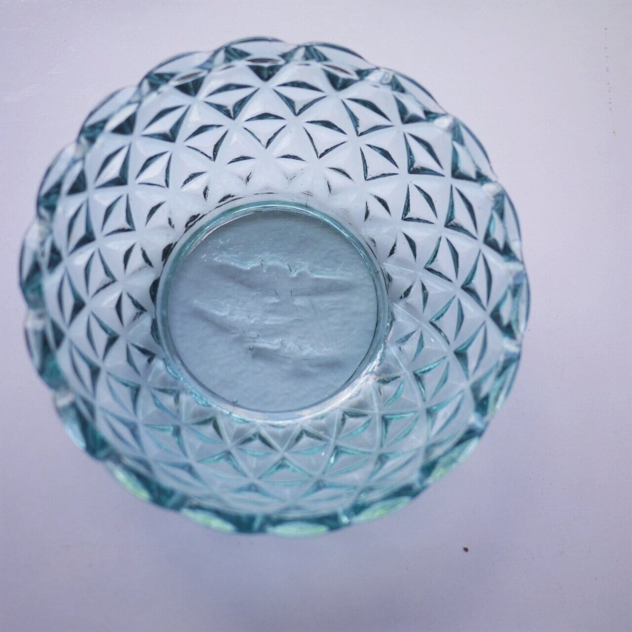 プレスガラスボウル 飛行編隊 軍用爆撃機 大正ロマン