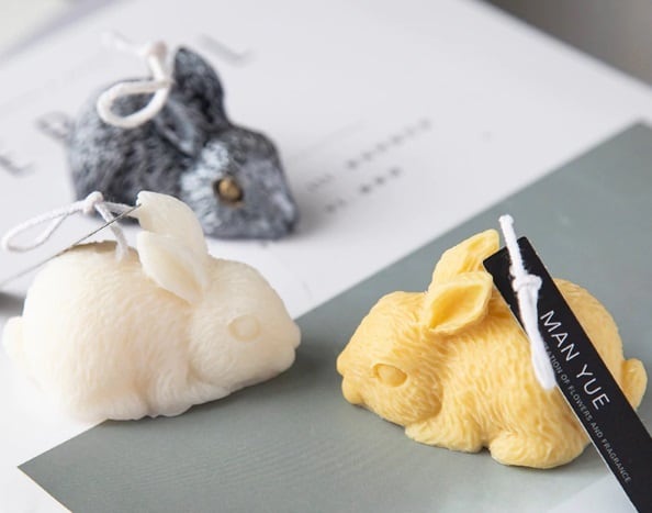 うさぎ(立体)c シリコンモールド | シリコンモールド・クレイクラフト