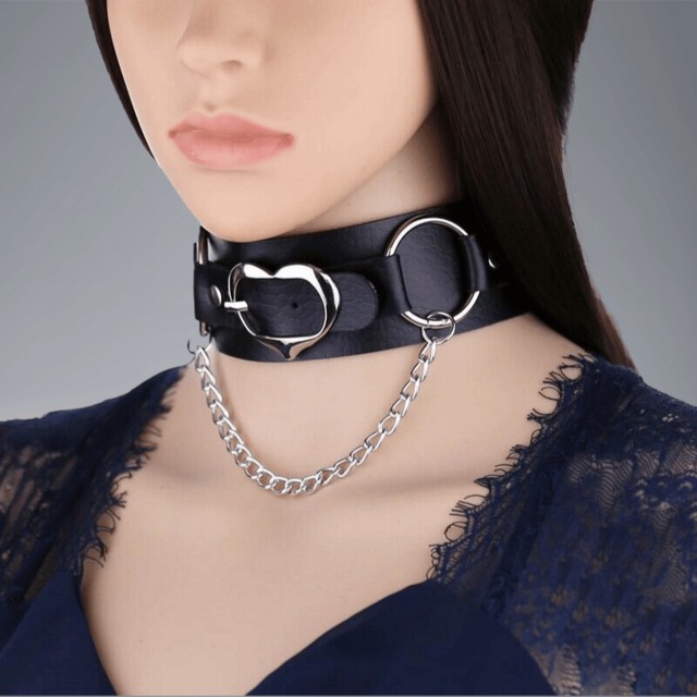 ハート型ストラップネックレス　20337