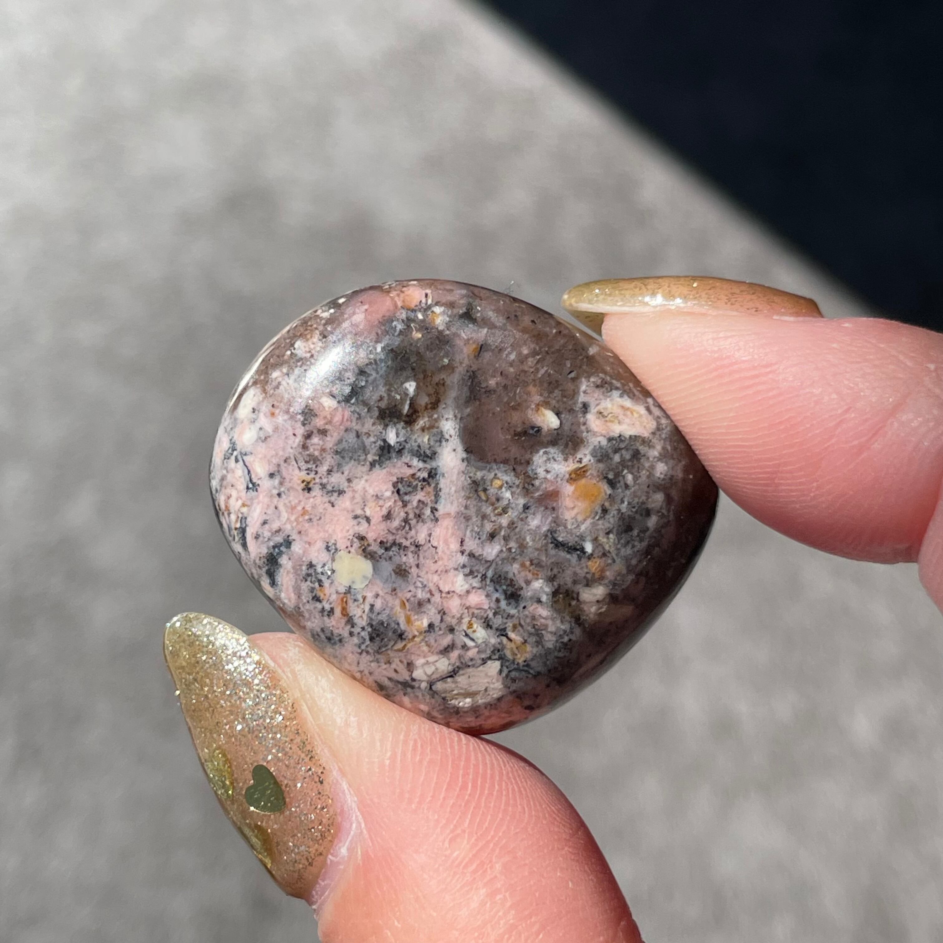Green Cherry Blossom Agate Drop 1 ✧ グリーンチェリーブロッサム