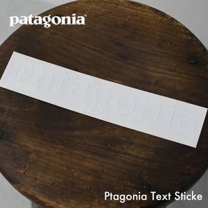 Patagonia [パタゴニア正規代理店] Ptagonia Text Sticker [STK43] パタゴニア・テキスト・ステッカー・MEN'S / LADY'S [2026SS]