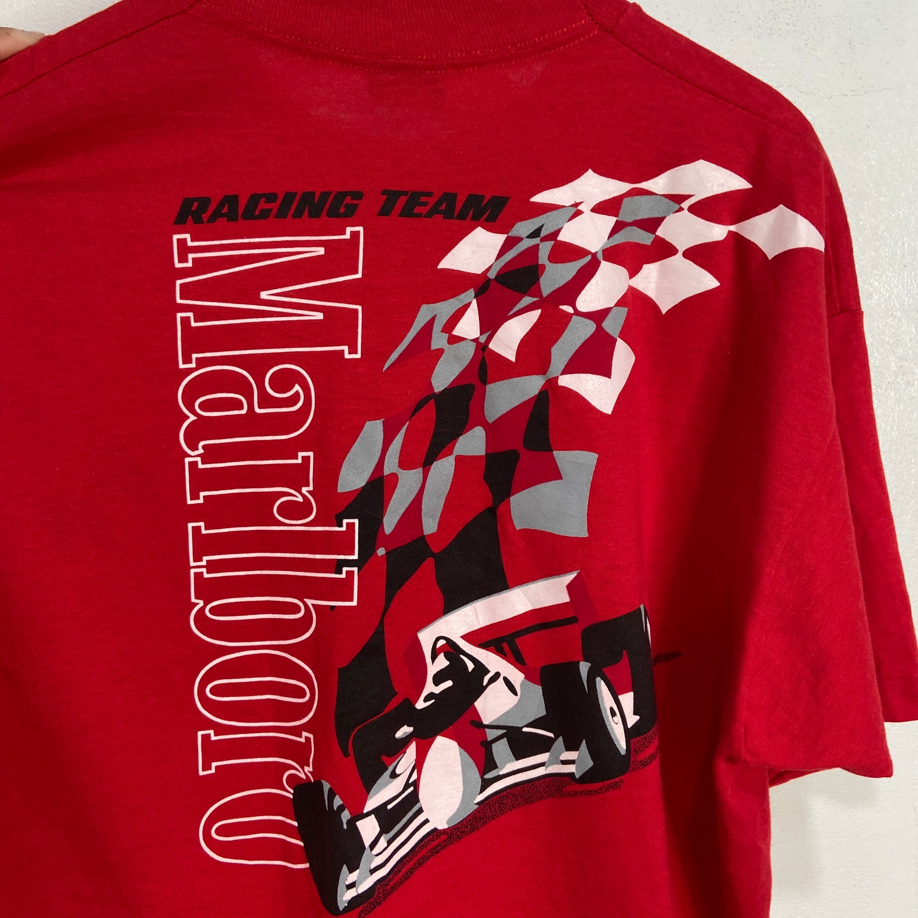 90s Marlboro ポケットTシャツ マルボロレーシング 赤 XL | 古着屋 Uan