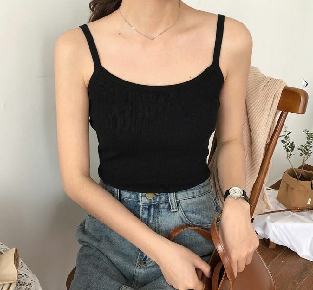 春 夏 レディース トップス かわいい タンクトップ キャミソール 二ッ