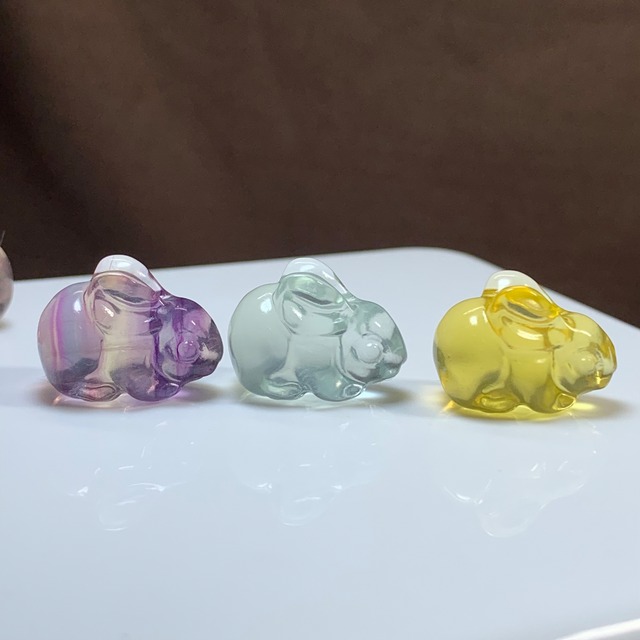 03.大家族うさちゃん･フローライトうさぎ