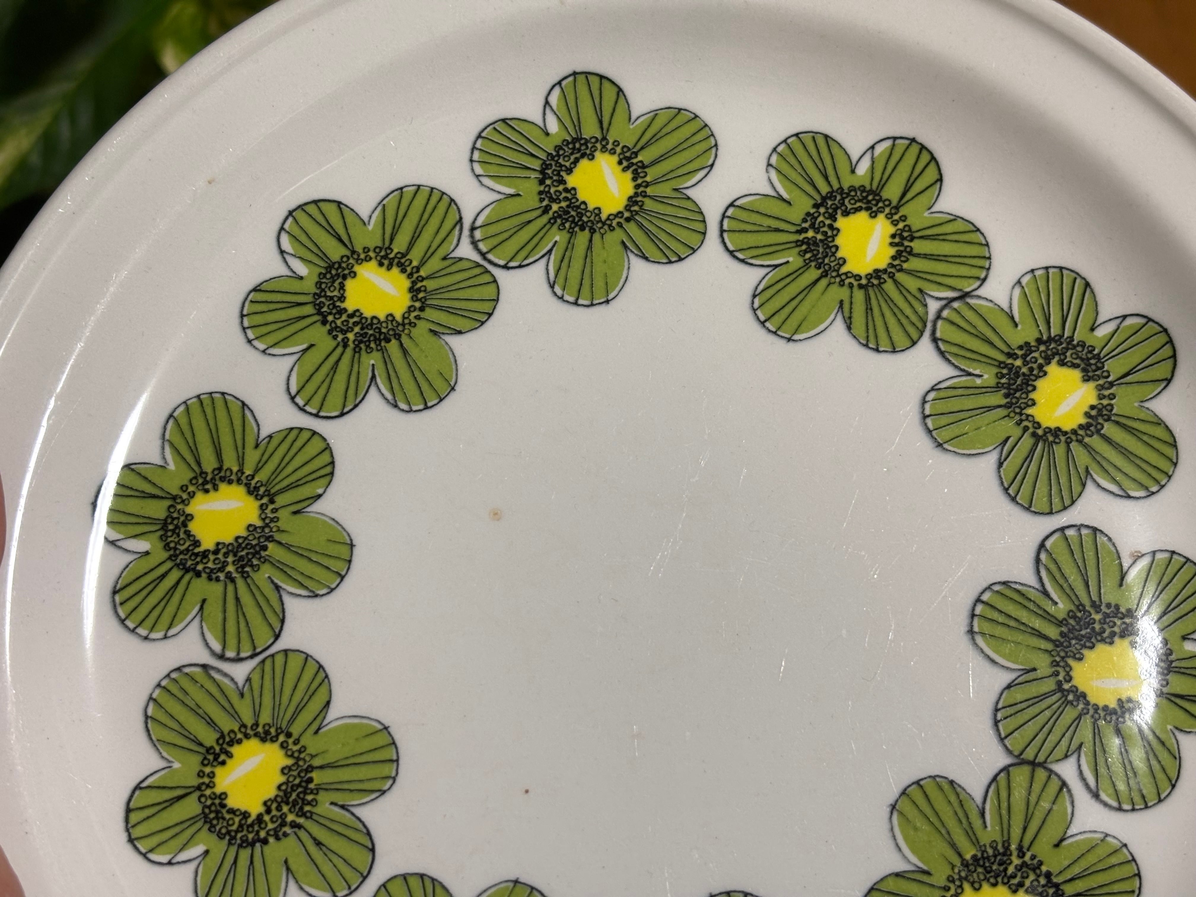 arabia PRIMAVERA 20cm plate | プリマヴェーラ プレート グリーン 花