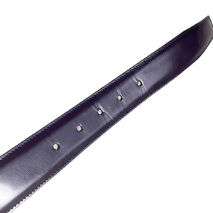 LOEWE purple enamel leather belt