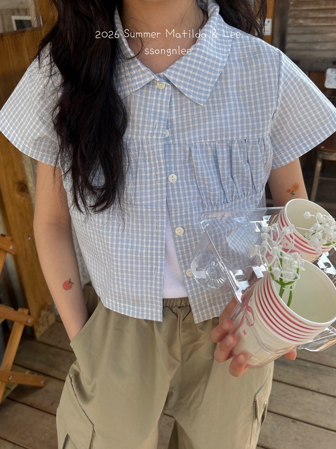 [Matilda&Lee] Shirred collar blouse / [마틸다앤리] 셔링카라블라우스