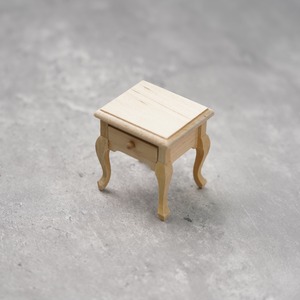 020-30150　ミニチュア家具　＊1/12サイズ＊　cabinet&shelf　ベッドサイドテーブル