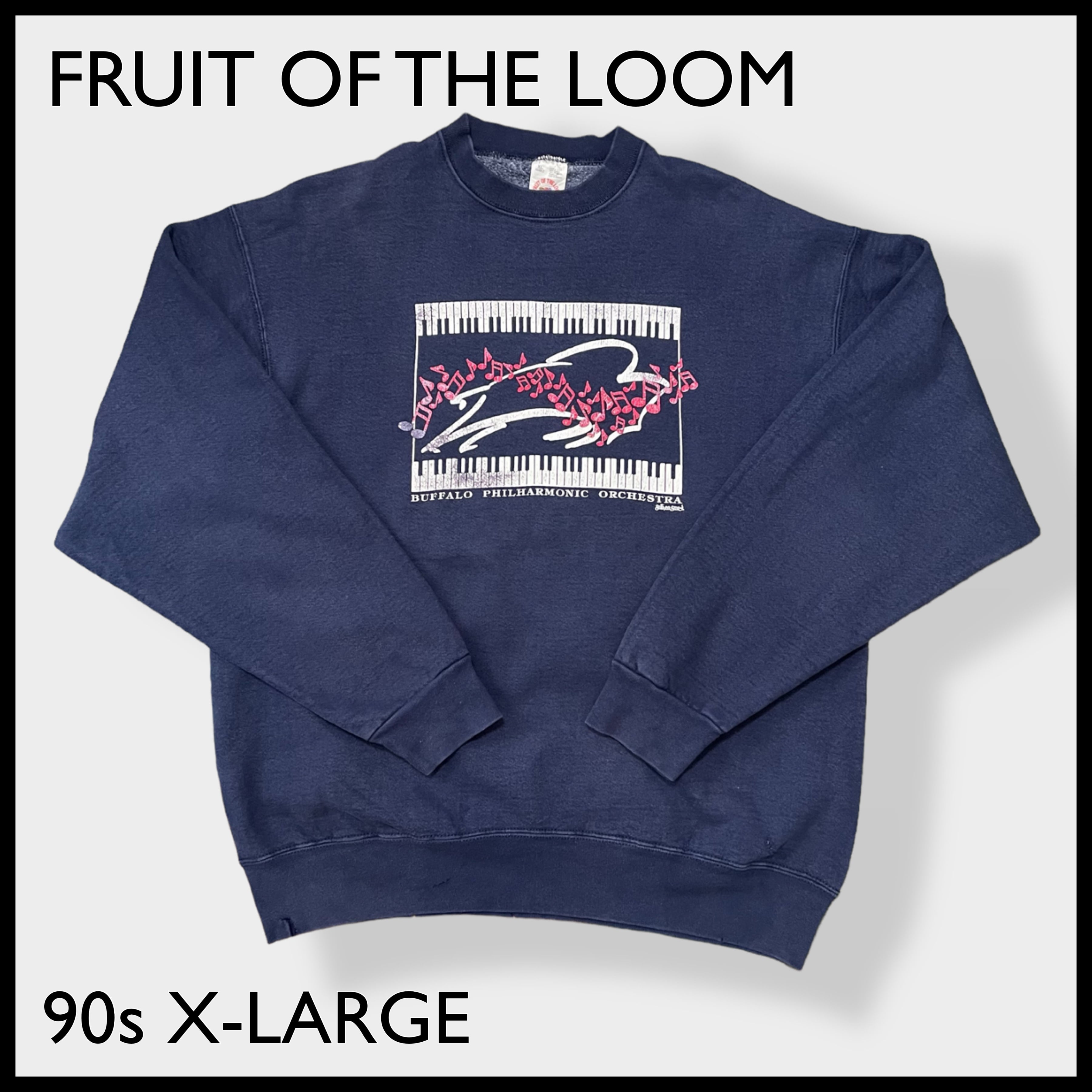 90s USA製 FRUITOFTHELOOM バンドスウェット