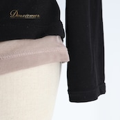 社交ダンス 衣装 トップス ブラウス ブラック系 チャコット Chacott 黒 茶 無地 シンプル 練習 レッスン 長袖 上品 パーティー イベント ステージ 柔らかい生地 伸縮 ストレッチ メッシュ生地 ダンス衣装