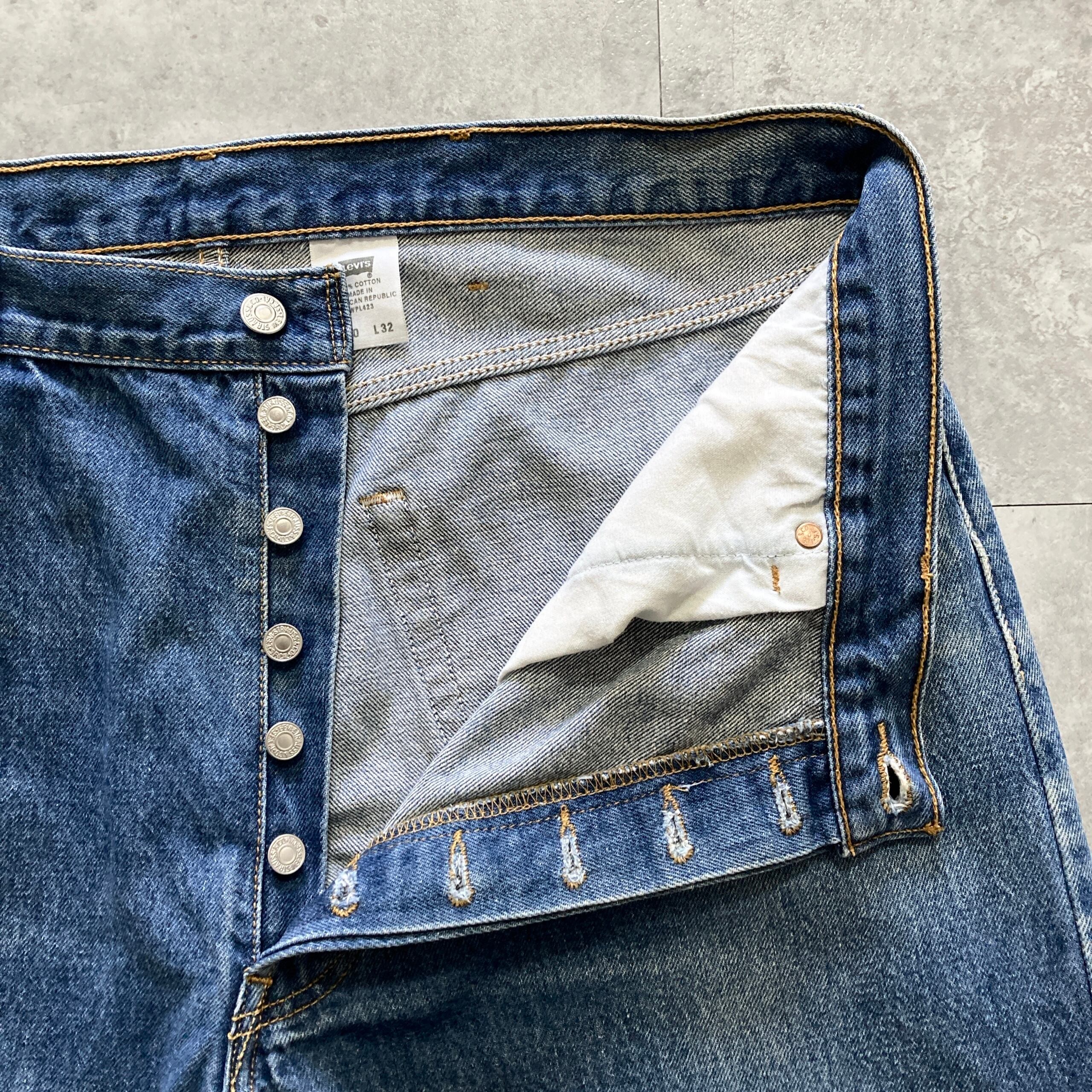 W40 L32】00's Levis 501XX リーバイス 06年製 ボタンフライ ビッグ