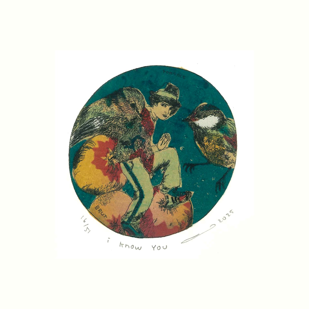 銅版画：イシイアツコ「i know you」 | ON SUNDAYS