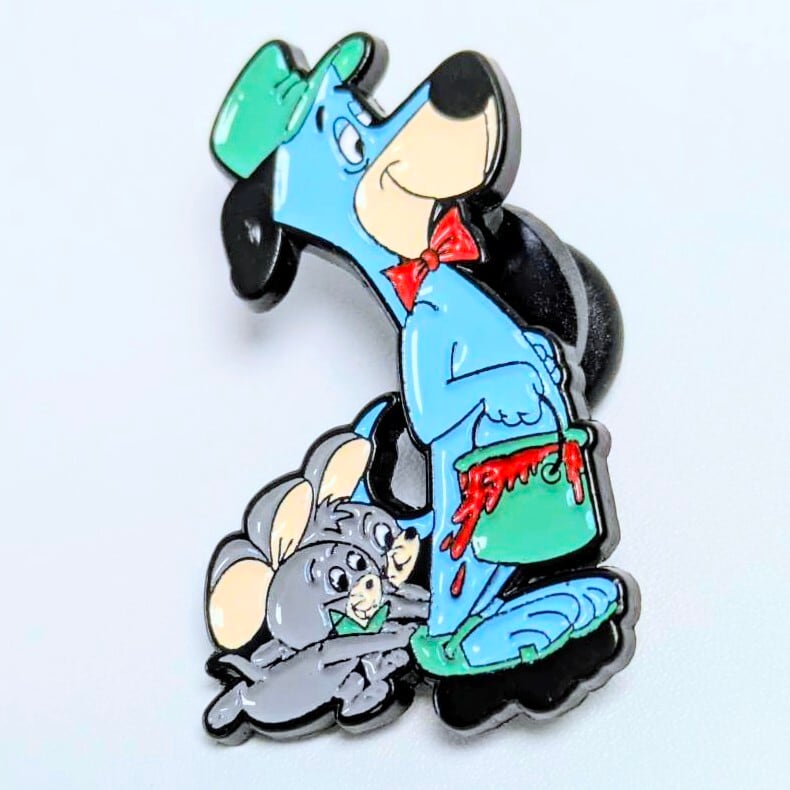 送料無料! ★ピンズ PINS★ピンバッジ 【 ハックルベリーハウンド / ハンナバーベラ 】  〚アメリカン雑貨 アメトイ〛