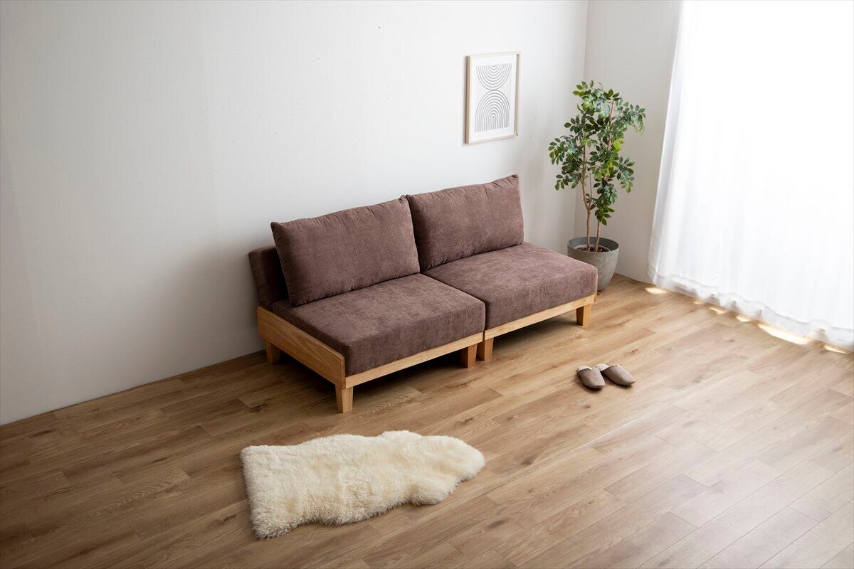 落ち着いた雰囲気で快適にくつろげるリクライニングソファベッド