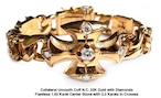 Collateral Uncouth Cuff Bracelets　22K Yellow Gold Diamonds SofferAri ソファーアリ日本代理店