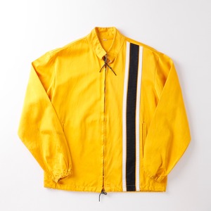 【極美品】50s special vintage jacket satin fabric blouson made in USA  mint condition TALON zipper／  50年代 ヴィンテージ  アメリカ製 サテン ジャケット ブルゾン サイズM USA製  イエロー ミントコンディション