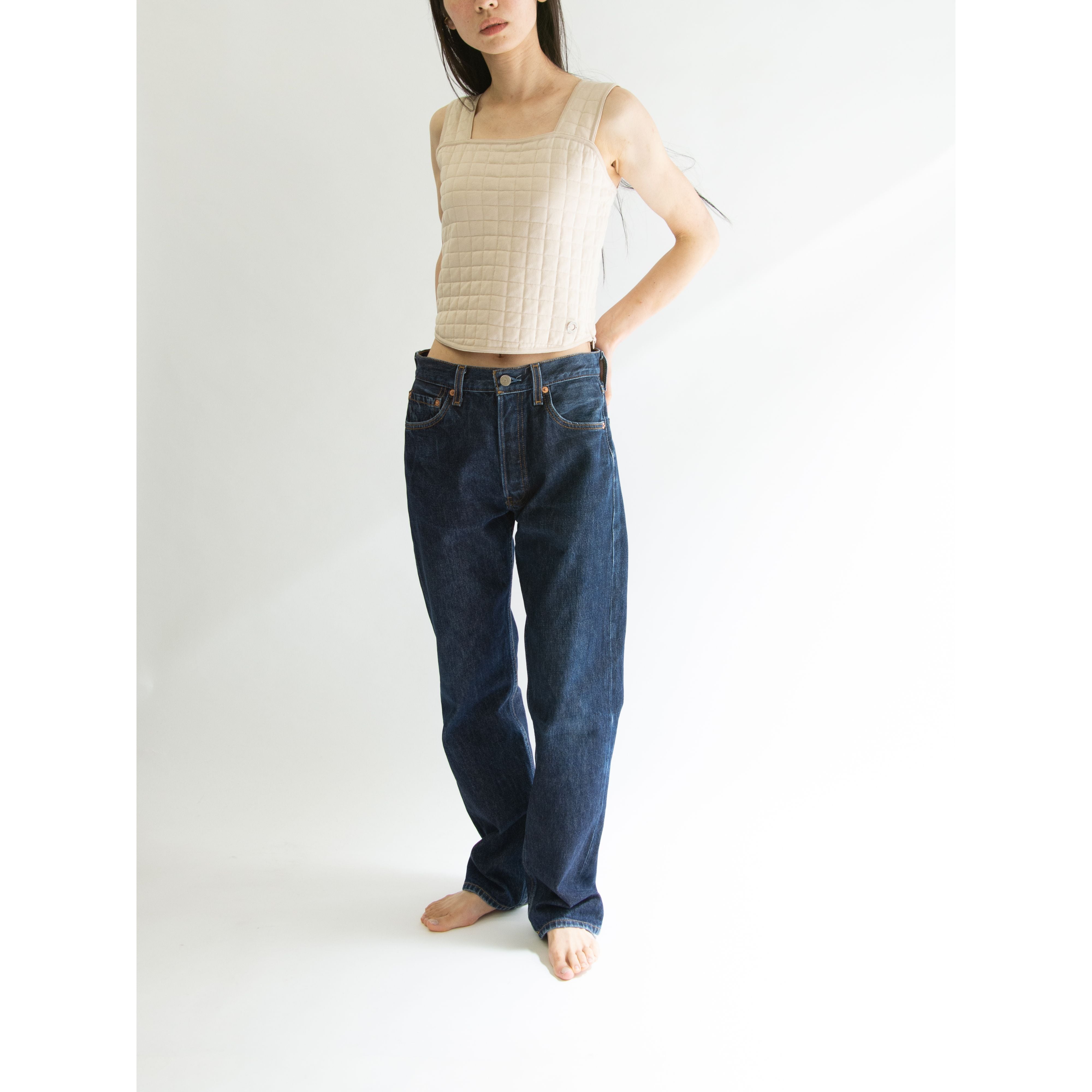 USA製 Levi's 501 リーバイス デニム W30✕L36 ベージュ