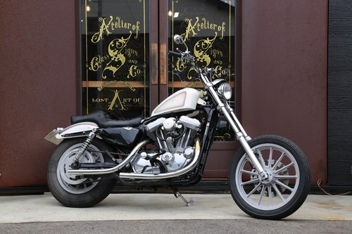 2005-XL883 コンプリートチョッパー (同色ペイントヘルメット付き)