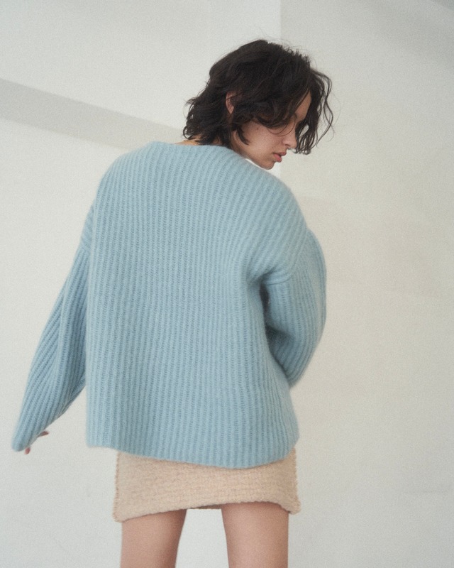 cloudy mohair knit