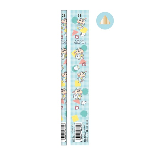 【ロット販売】【20入】クレヨンしんちゃん鉛筆2B パジャマチェック(4769168)