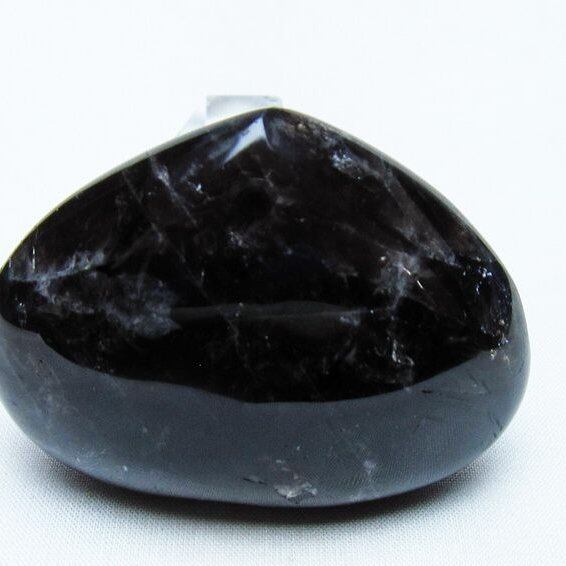 モリオン 置物 ハート 黒水晶 一点物 145-1971 | 天然石