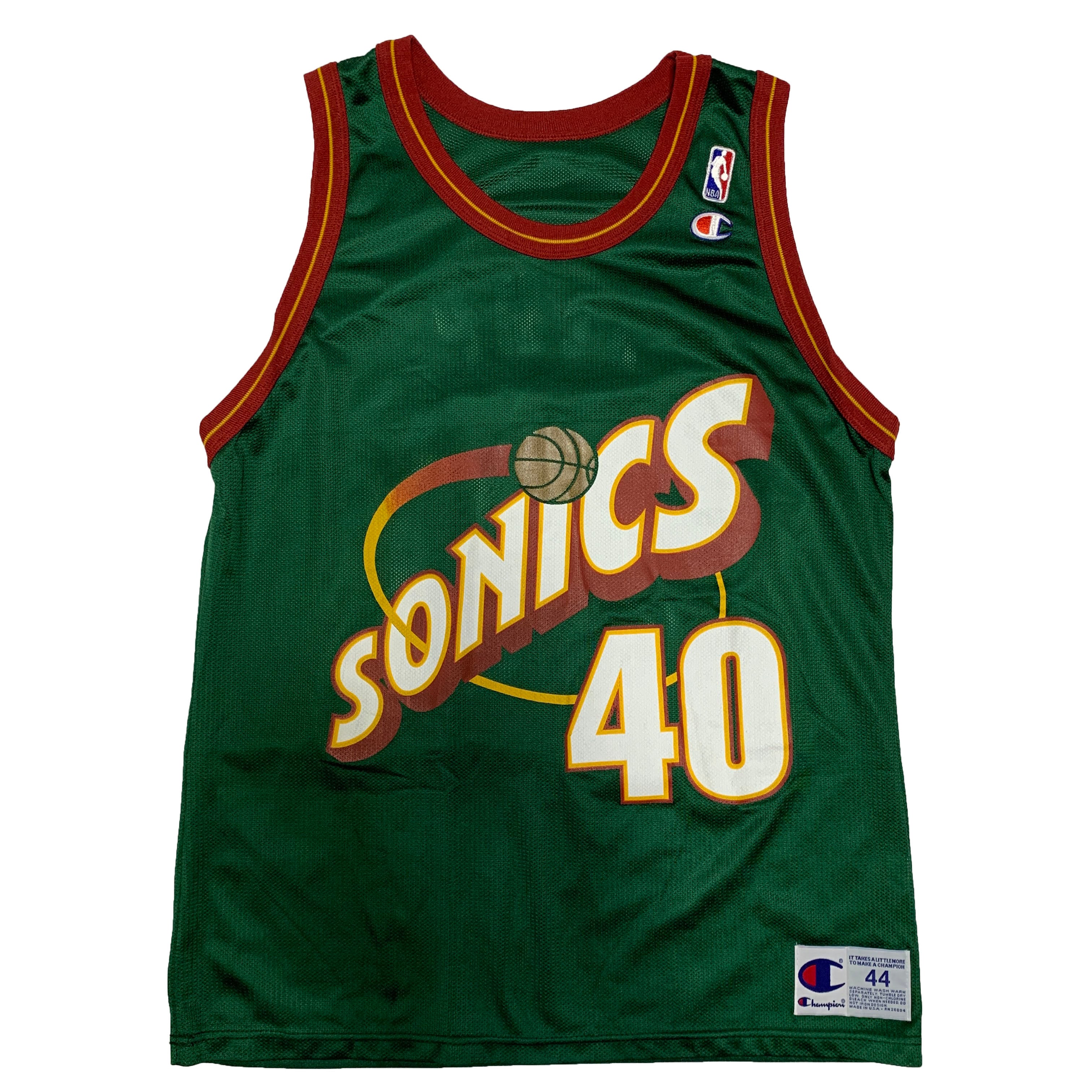 チャンピオン製 NBA SONICS 40ショーンケンプ ユニホーム