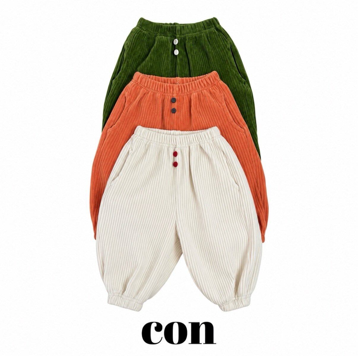 【予約/送料無料】CON / もちもちリブジョガーパンツ