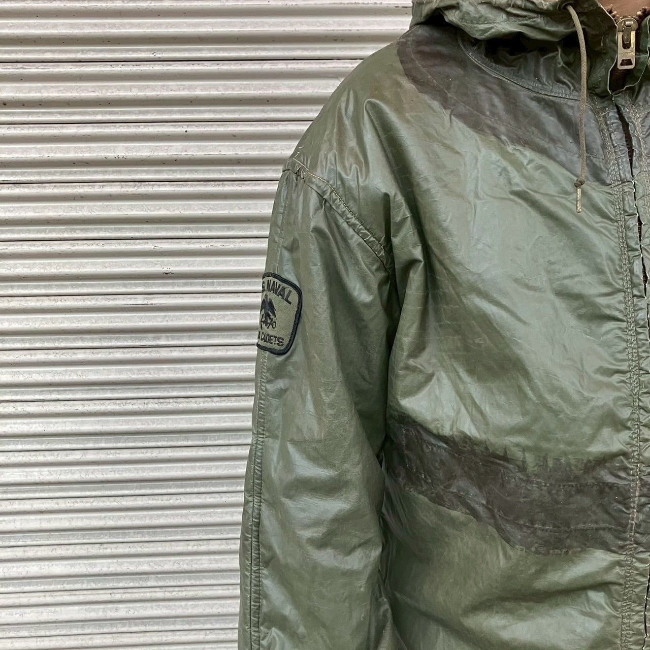 60s 米軍 実物 カデットパーカー ウェットウェザーパーカー XL