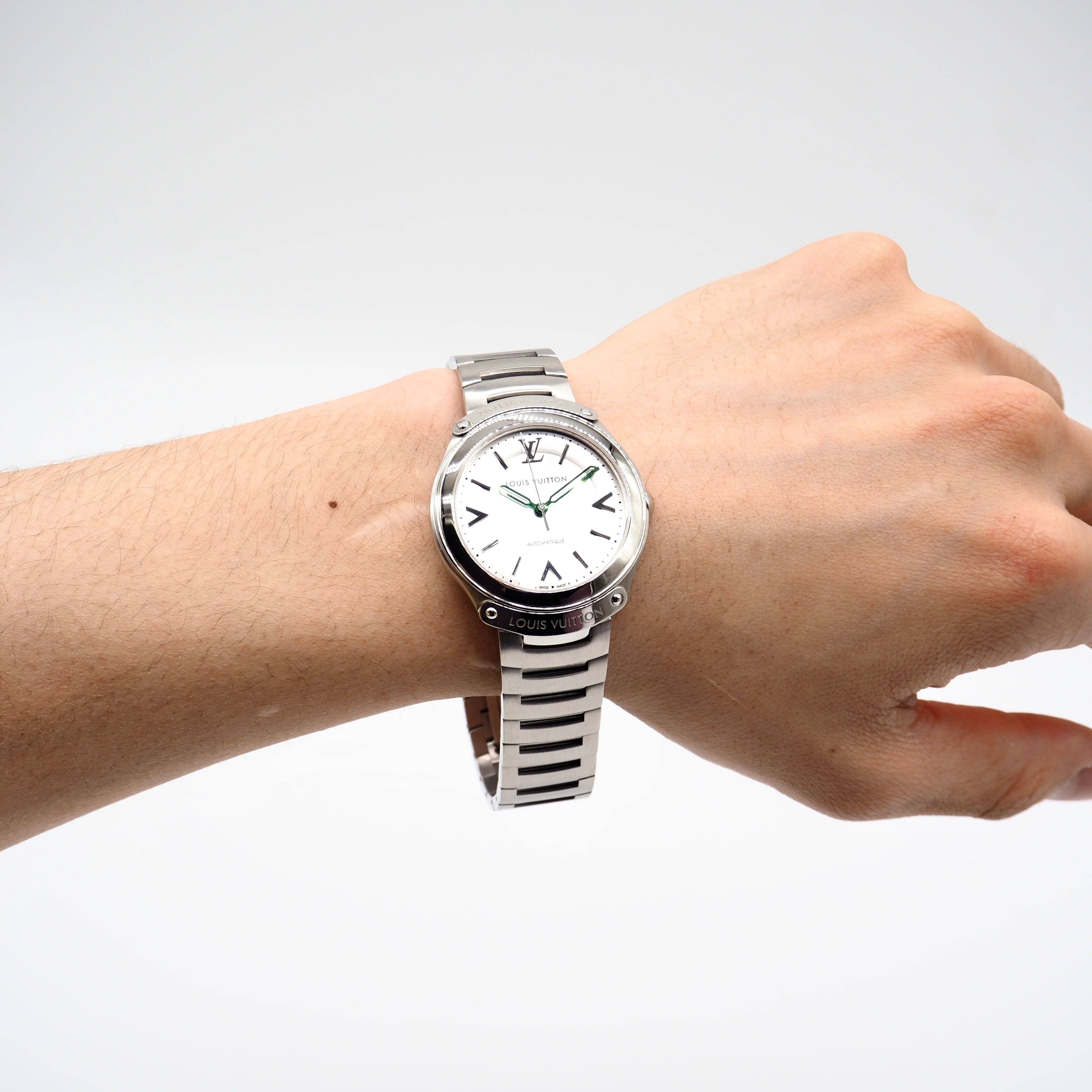 未使用品】LOUIS VUITTON フィフティファイブ 腕時計 オートマティック