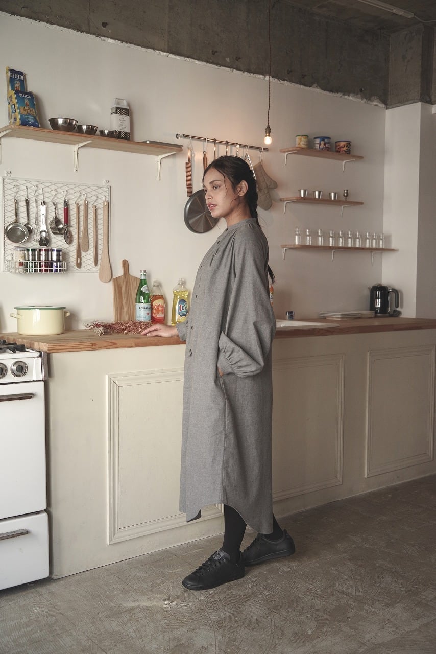 Supima Wool Shirt Dress