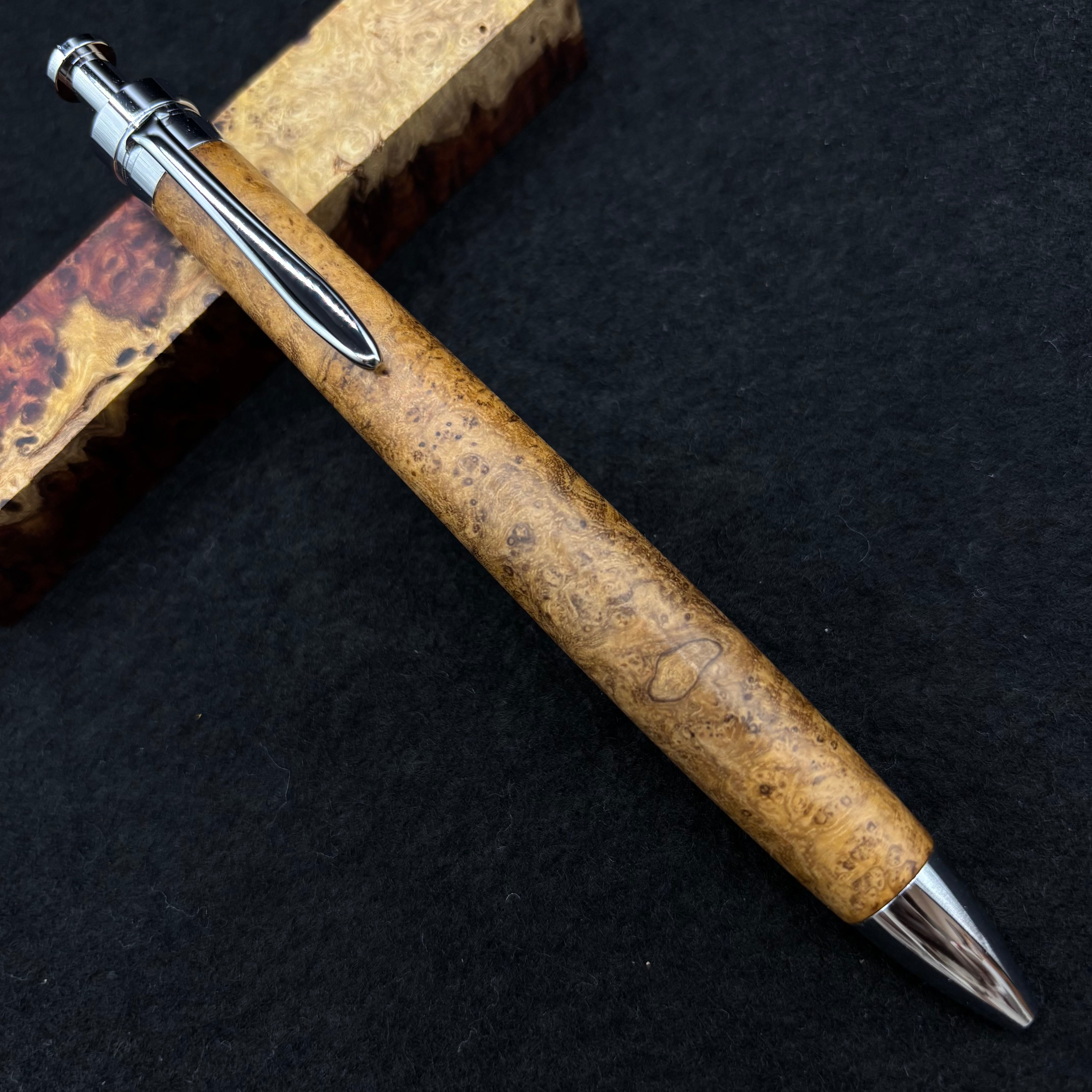 富士瘤クラフト　ローズウッドシャーペン、ボールペンセット 木軸ボールペン | 富士瘤 Craft