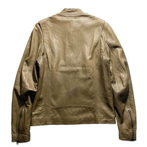LOUIS VUITTON leather riders jacket