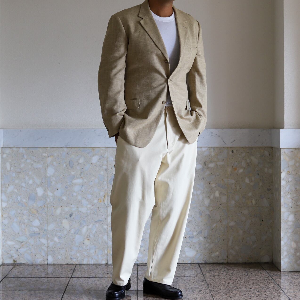 極美品】80s BROOKS BROTHERS ブルックス ブラザーズ シルクリネン