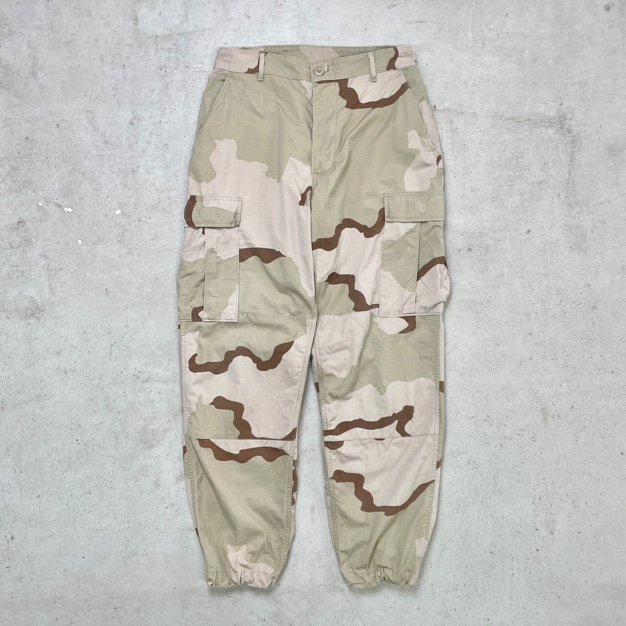 02年納品 米軍実品 3C デザートカモ 迷彩 ミリタリーカーゴパンツ 