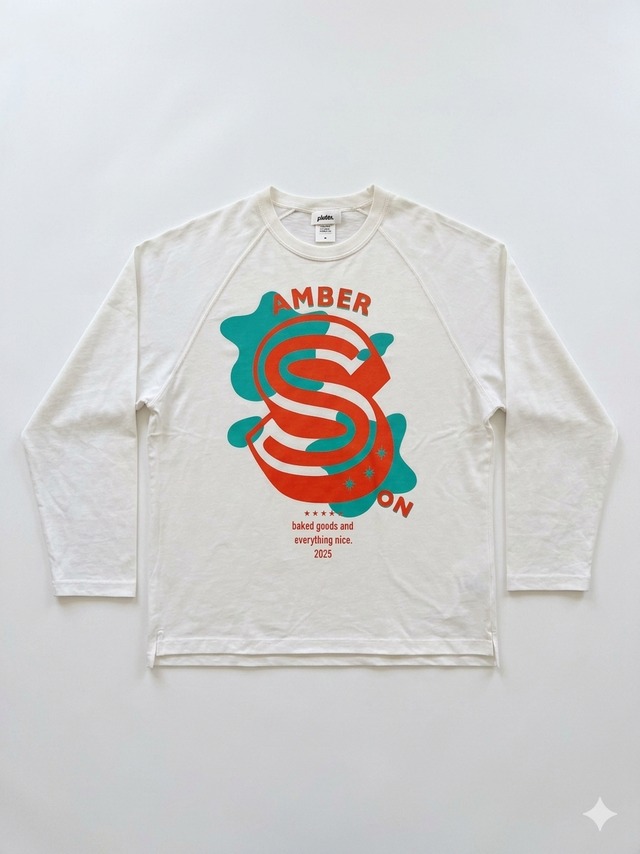 [potto.] Logo raglan sleeve -T