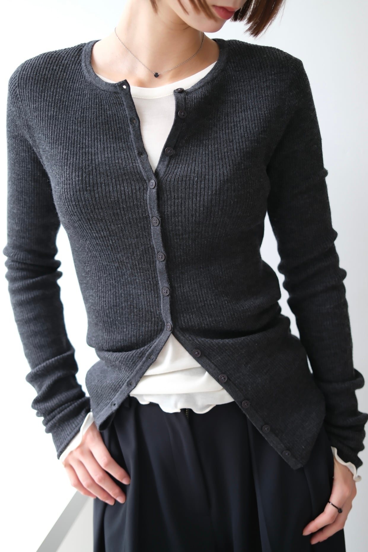 TODAYFUL Silkwool Knit Cardigan シルクウールニットカーディガン C