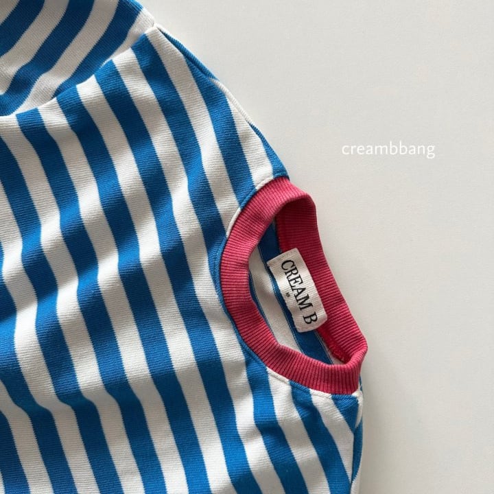 ヴィンテージストライプT 【creambbang】
