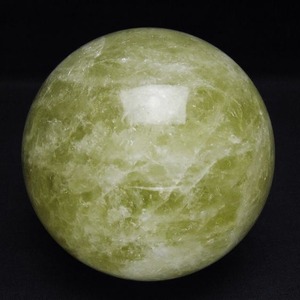 1.3Kg シトリンクォーツ 丸玉 96mm スフィア 置物 一点物  151-7532