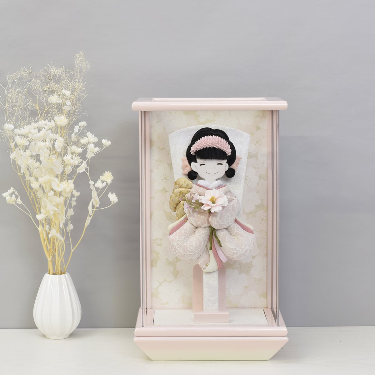 押絵羽子板飾り【さくらこ・桃】Sakurako | 9号|おしゃれ|モダン|今どき|コンパクト|スタイリッシュ|桜子