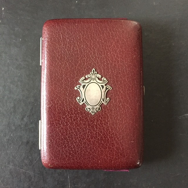 Antique Notebook and Card Case