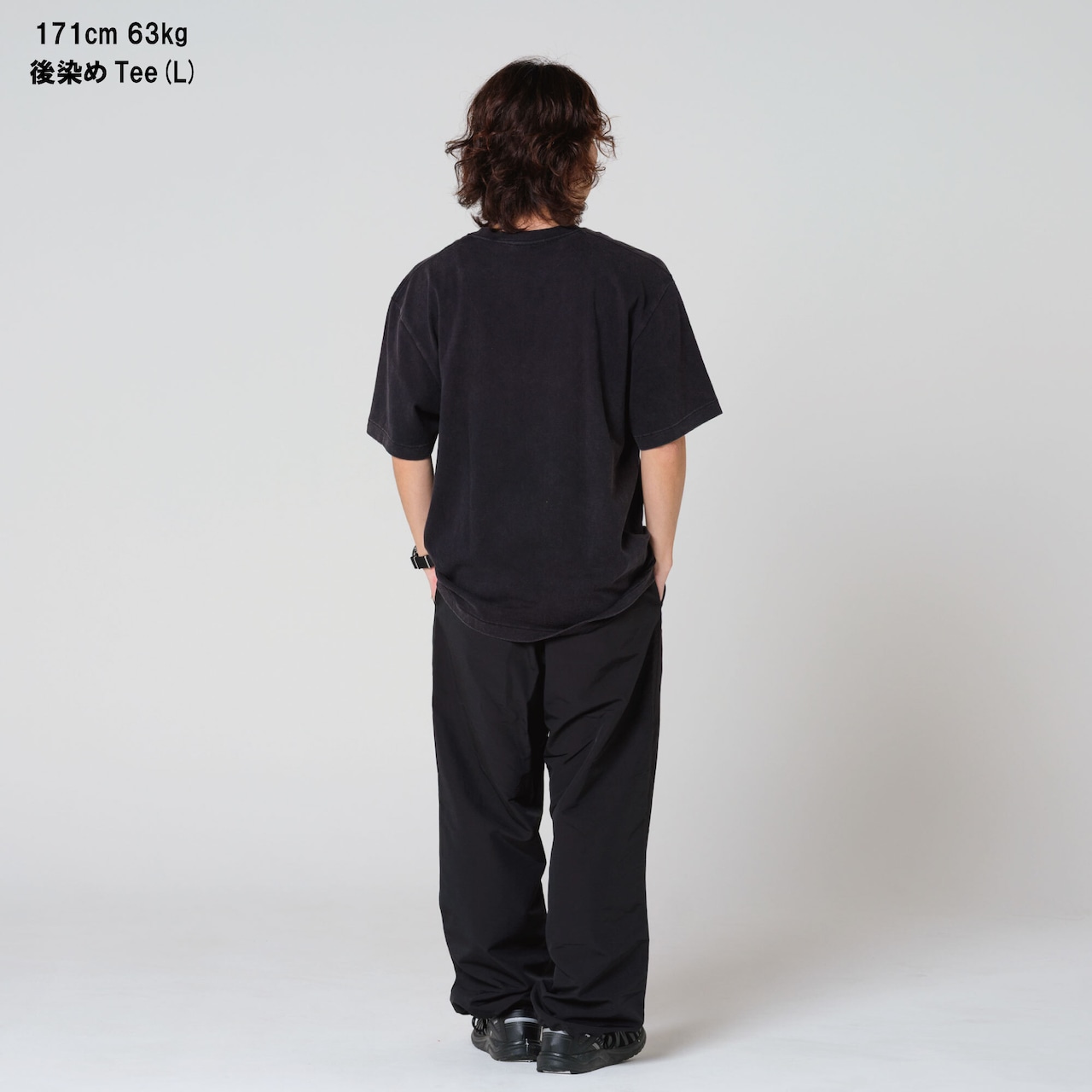 【DARGO】"YOU ARE HERE" 6onz Sun Fade T-shirt(BLACK)