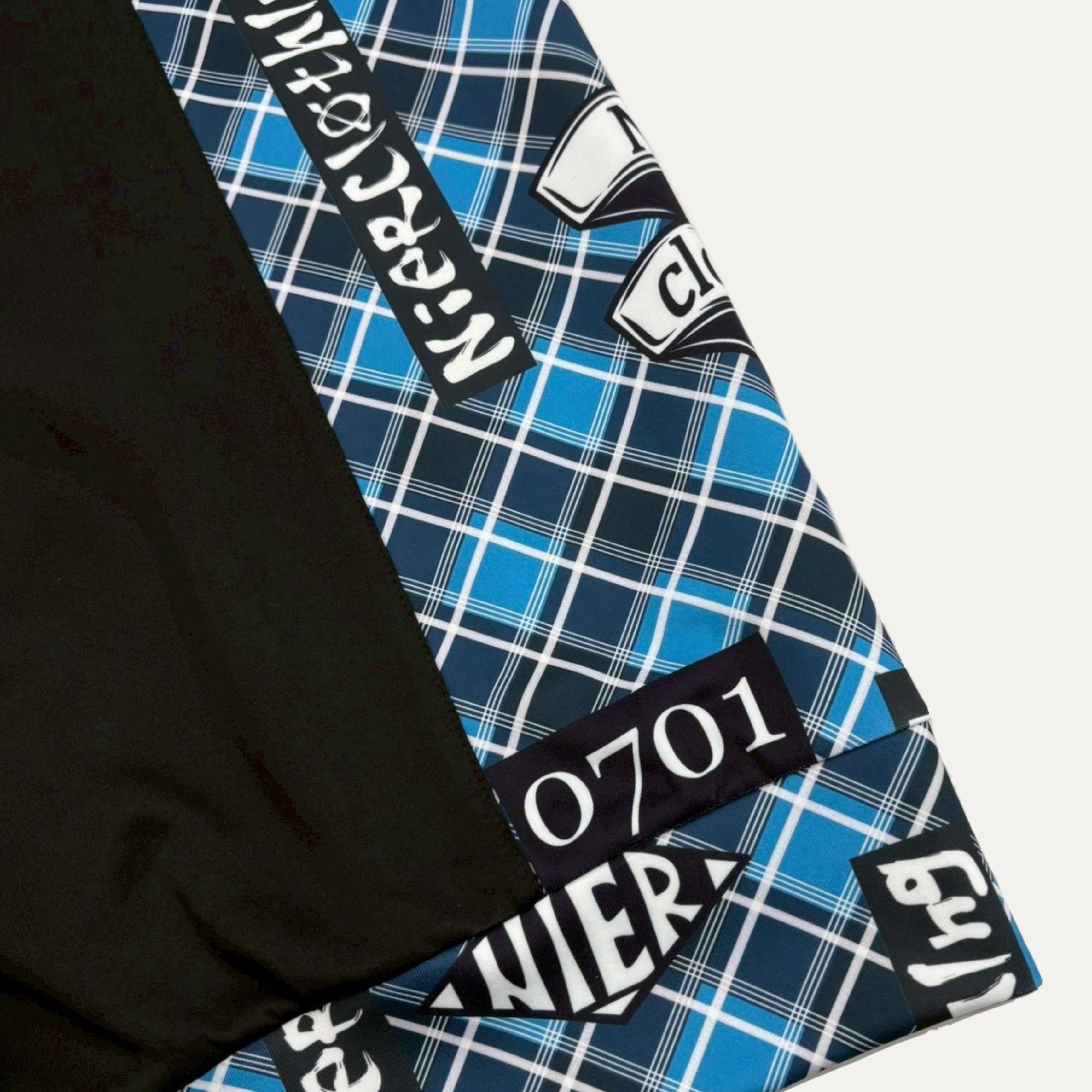 トップス 4WAY BLUE CHECK ZIP OUTER NieR 4WAY BLUE CHECK ZIP OUTER | NIER CLOTHING