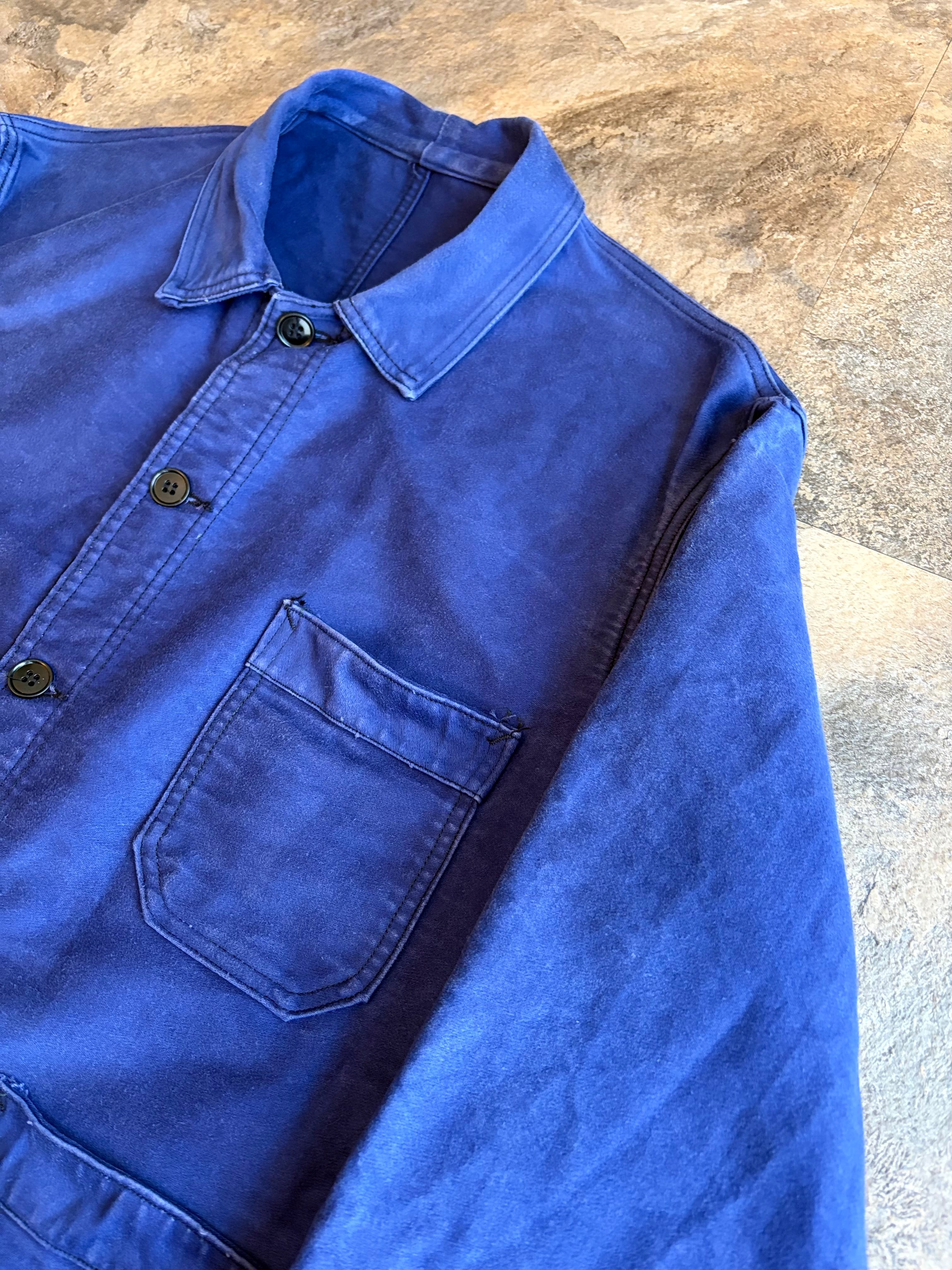 50s Vintage Vulcain フレンチ モールスキン ワークジャケット