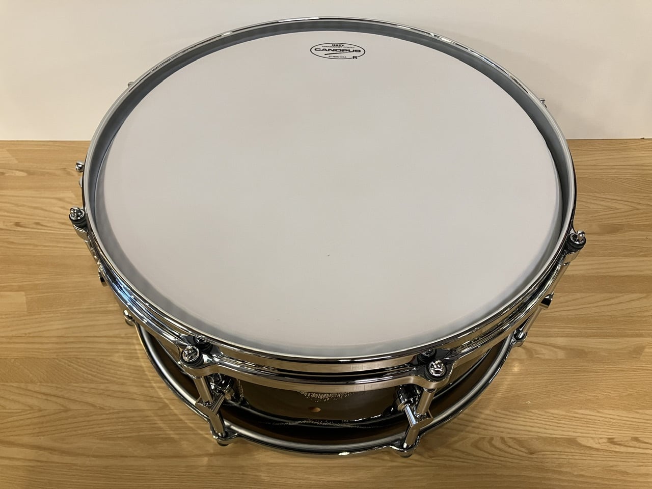 限定]CANOPUS HS-1465 GR Zelkova “ GINRAN/銀襴 ” Snare Drum 14